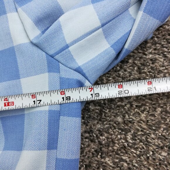 2023 J Crew Willa Blazer Jacket Italian Wool Gingham Checked Herringbone Sz 4 - Picture 11 of 15